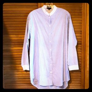 EUC menswear striped tunic top